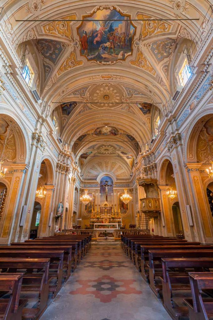 Interni parrocchia San Secondo - Ferrere