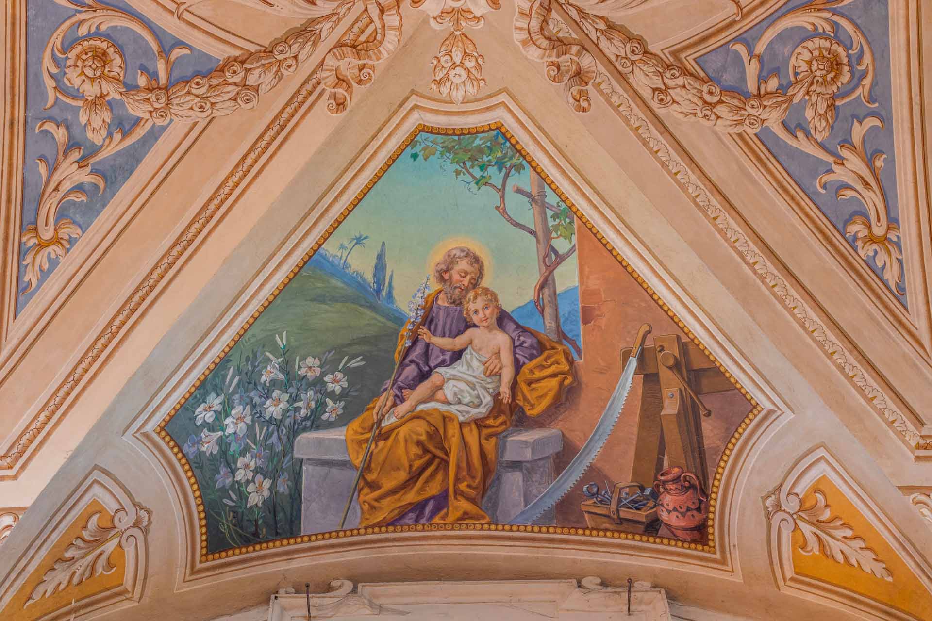 Affreschi Parrocchia San Secondo Ferrrere