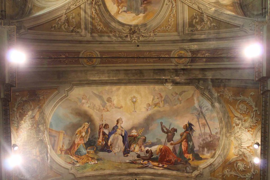 Soffitto Parrocchia Cisterna d'Asti Santi Gervasio e Protasio